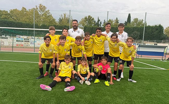 El alevín A del Atlético Baenense golea 12-2 y su alevín B también vence a domicilio en una jornada de contrastes