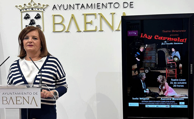 El Teatro Liceo de Baena llevará a escena ‘¡Ay, Carmela!’ el 31 de octubre con entrada gratuita